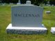 Photo of headstones/thumb_James F. MacLennan Family Headstone, Oak Hill Cemetery, Bellows Falls, Windham County, Vermont, USA